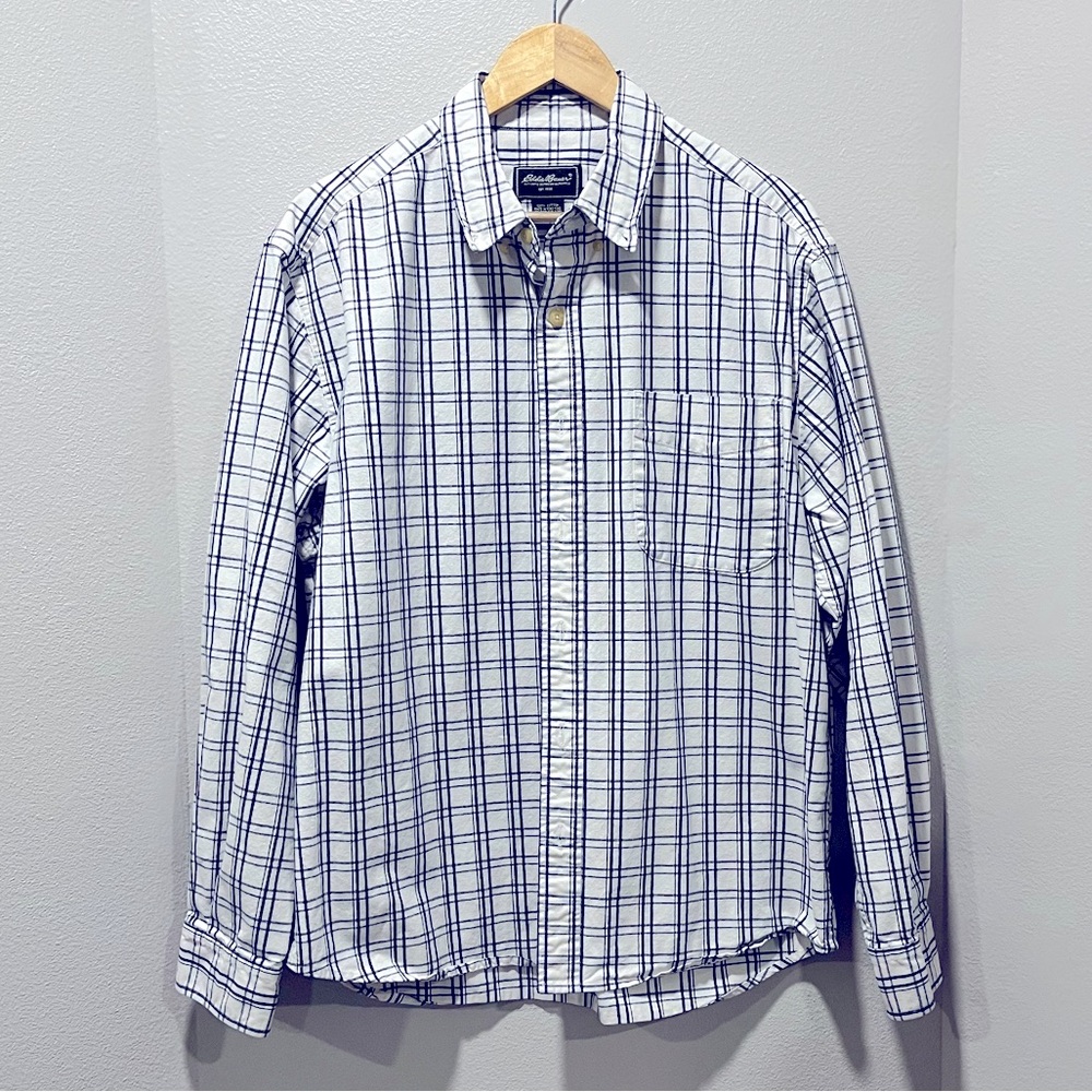 Men’s Plaid Button Shirt - L